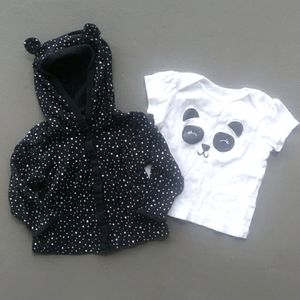 Carter's 12 Months Baby Girl Hoodie and Top